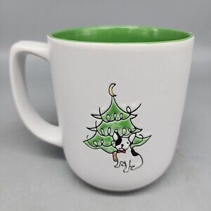 Spectrum Christmas Tree Frenchie Dog Large Coffee Mug Ceramic